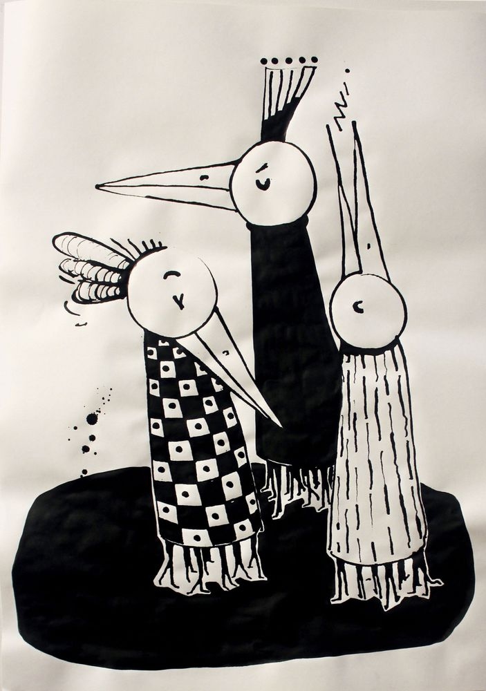 The Land of Bewilderment series/ Presence- Squares/ Silence