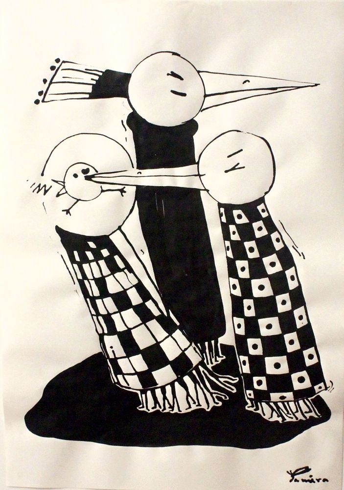 The Land of Bewilderment series/ Presence- Squares/ Threat